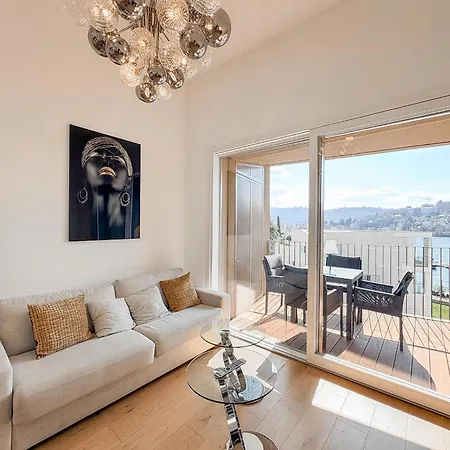 Апартаменты Design Apartment Archea Terrazza Sul Lago Maggiore Лавено